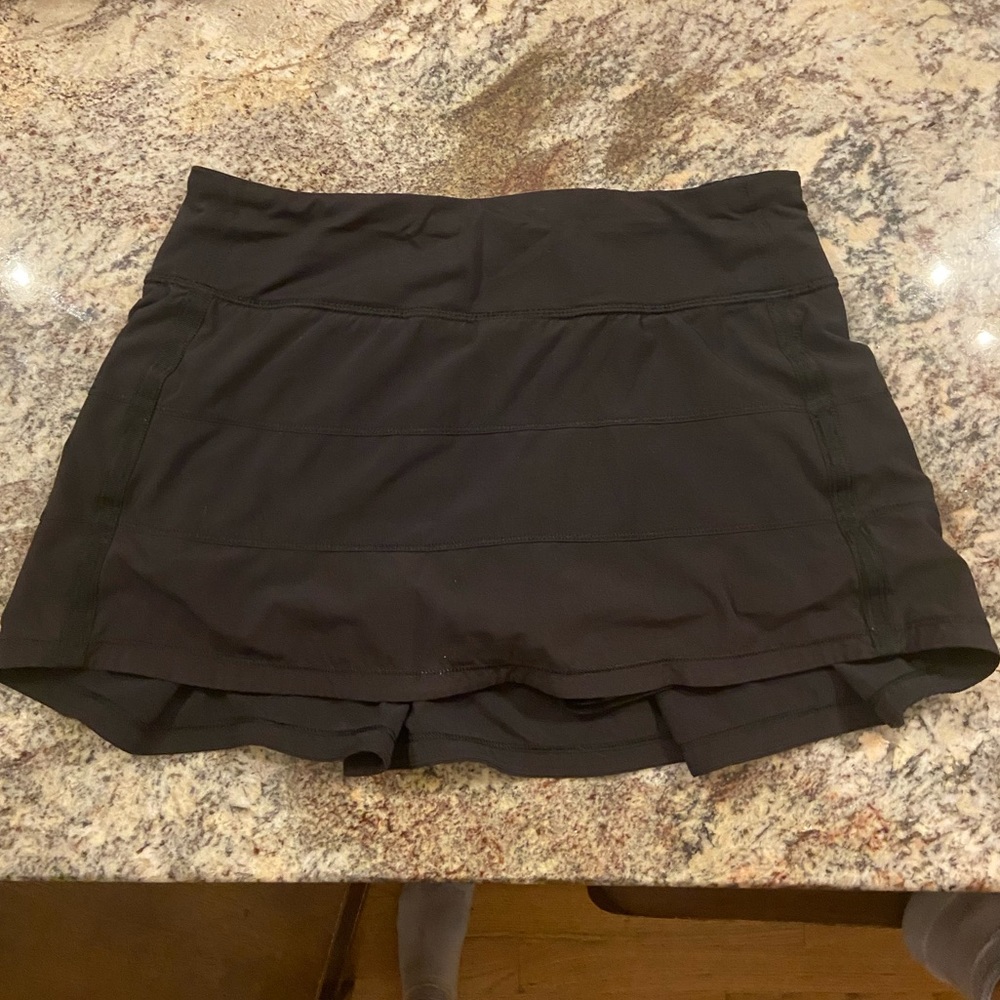 Lululemon Pace Rival Skirt Size 4 Black